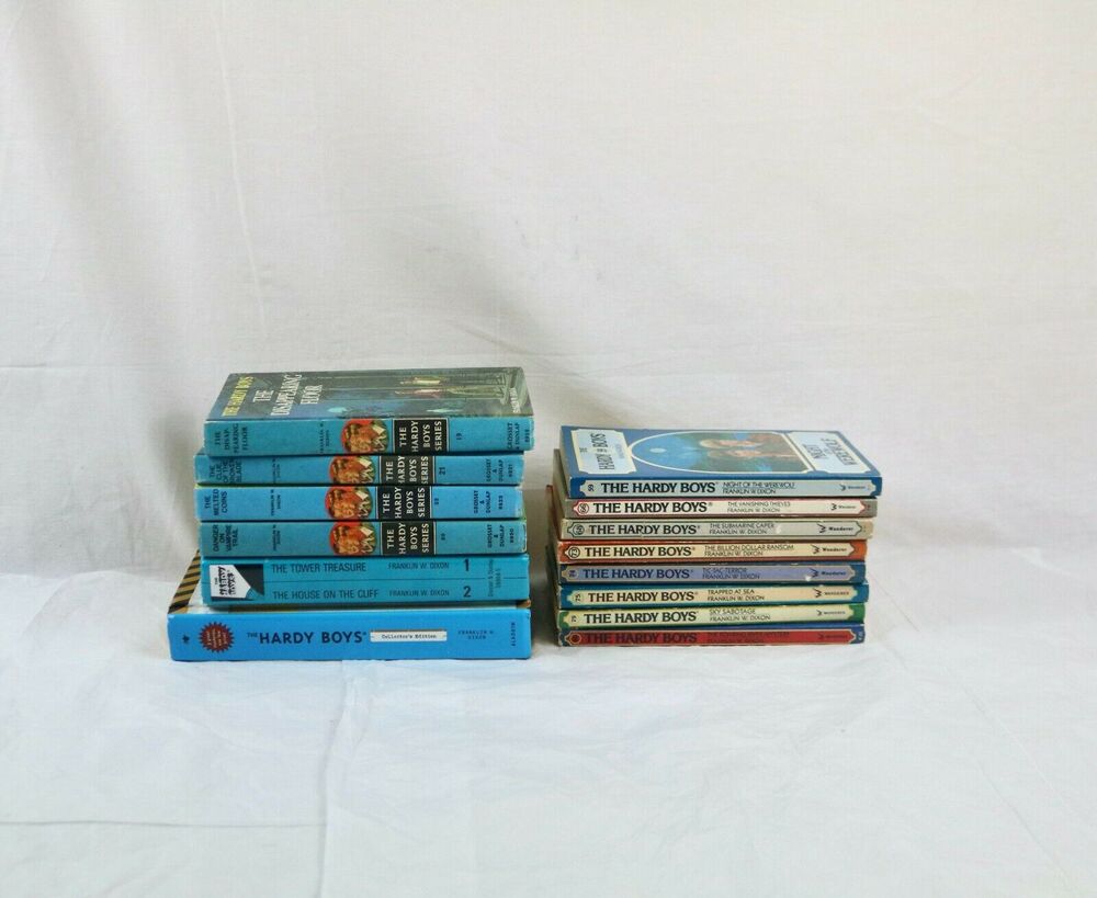 Vintage Lot Of 14 The Hardy Boys Franklin W. Dixon Books 1 Collector's Edition